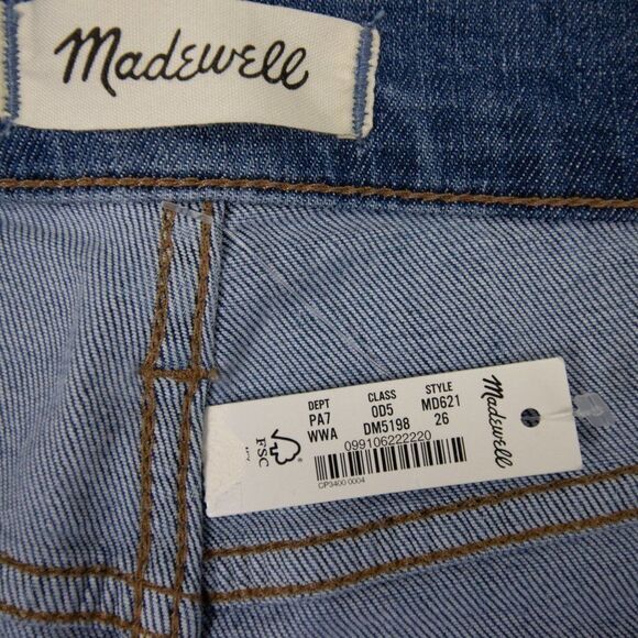 Madewell 10" High-Rise Skinny Crop Jeans in Welling Wash: Summerweight Edition - Picture 7 of 16